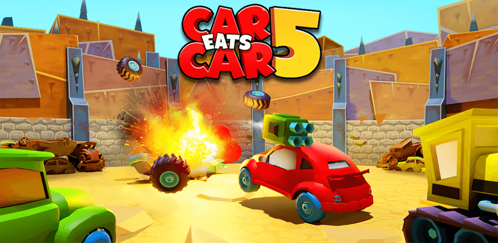 Cover Image of Car Eats Car 5 v1.0.130 MOD APK (Unlimited Money, Free Cars)