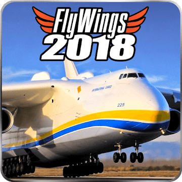 Cover Image of Flight Simulator 2018 FlyWings v2.2.7 MOD APK + OBB (All Unlocked)