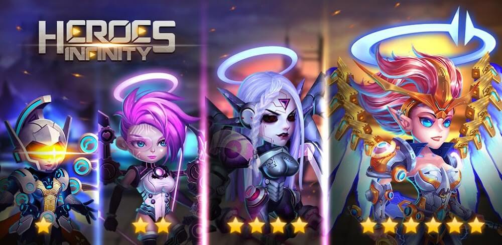 Cover Image of Heroes Infinity Premium v1.37.32 MOD APK (Unlimited Money)