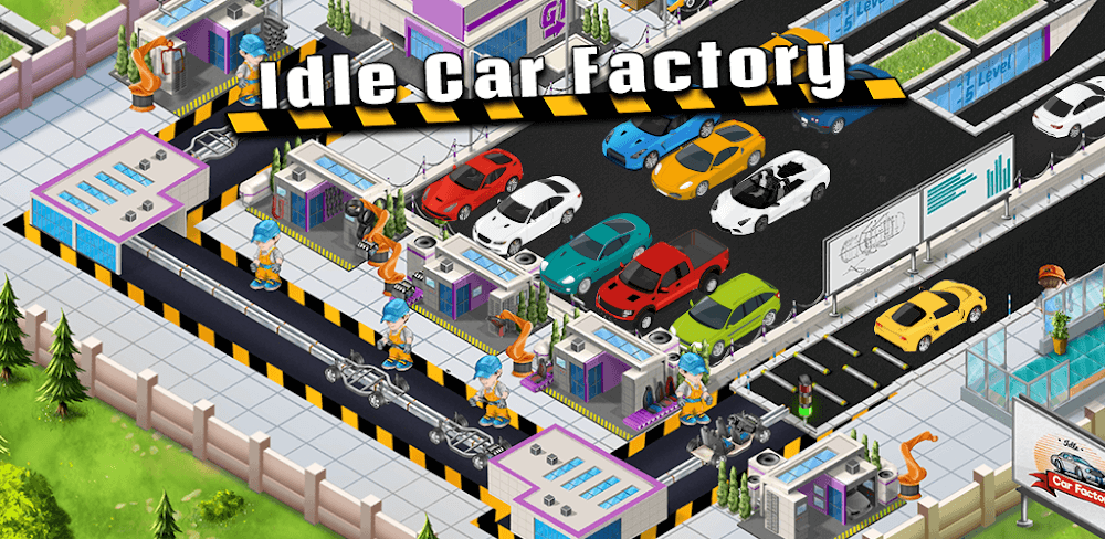 Cover Image of Idle Car Factory v15.0.7 MOD APK (Unlimited Money/Upgrades)