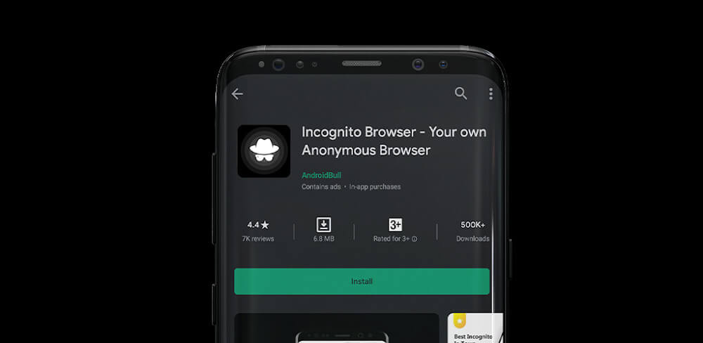 Cover Image of Incognito Browser v61.0 MOD APK (Premium Unlocked)