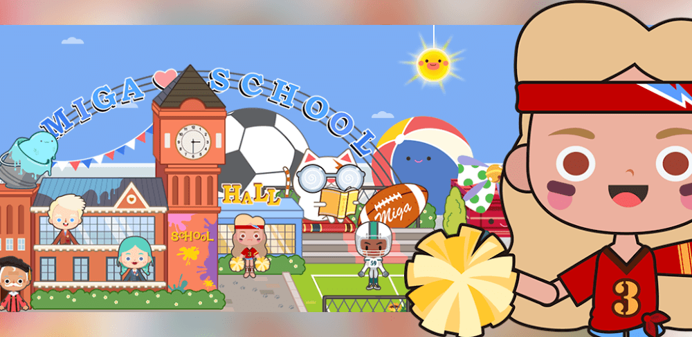 Cover Image of Miga Town: My School v1.7 MOD APK (Unlocked All Maps)