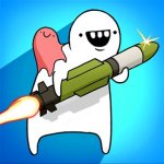 Cover Image of Missile Dude RPG v99 MOD APK (Ulimited Stimpack, Auto Shoot)