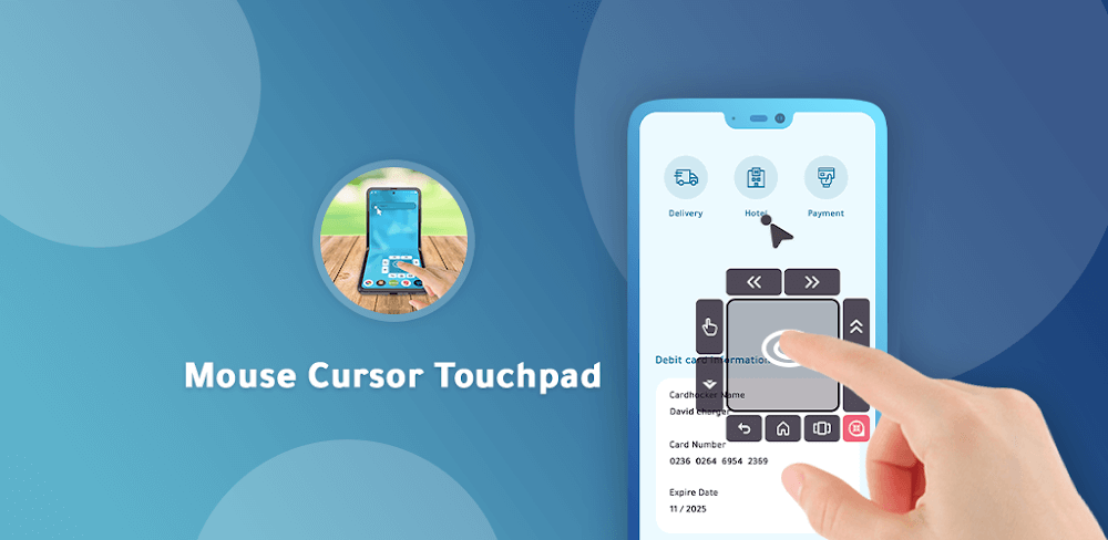 Cover Image of Mouse Cursor Touchpad v13.0 MOD APK (Premium Unlocked)