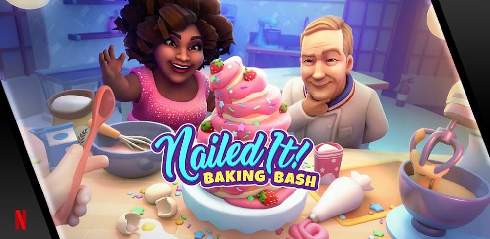 Cover Image of Nailed It! Baking Bash v1.4.0.291 MOD APK (Unlocked)