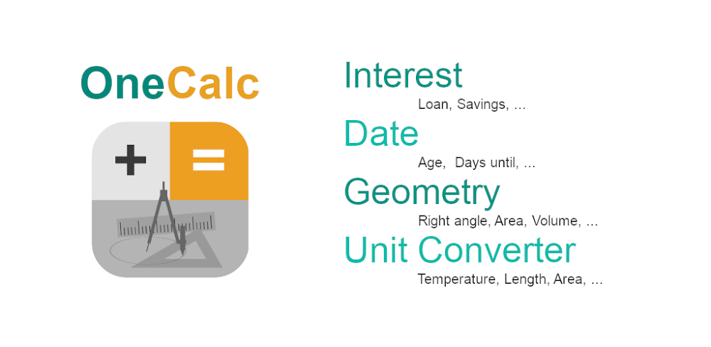 Cover Image of OneCalc+ v2.2.3 APK (Full Paid)