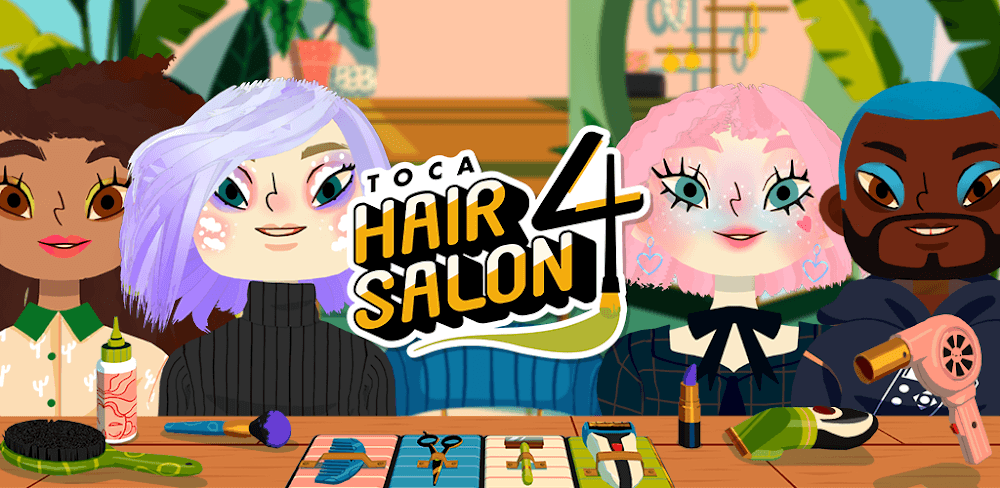 Cover Image of Toca Hair Salon 4 v2.6 MOD APK (Unlocked All)