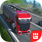 Cover Image of Truck Simulator PRO Europe v2.6.2 MOD APK + OBB (Unlimited Money)