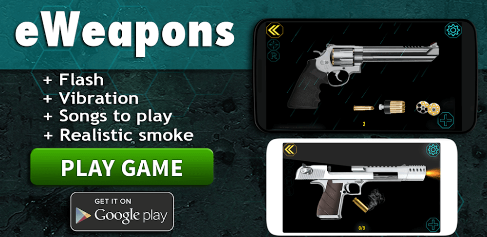 Cover Image of eWeapons Gun Weapon Simulator v2.2.0nui MOD APK (Unlocked, Free Rewards)